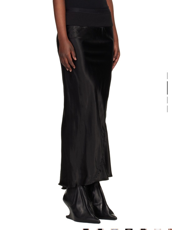 Rick Owens Dresses & Skirts - Rick Owens Black Maxi Skirt